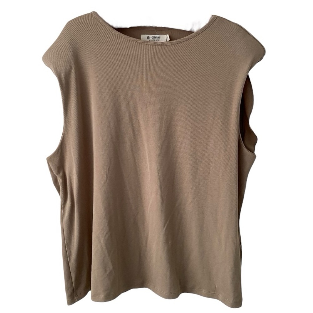 4TH RECKLESS Muscle Shoulder Padded Knit Top I Size: M